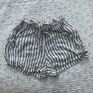 Hollister Striped Cotton Shorts, Size S